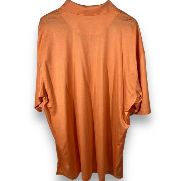 Peninsula Yacht Club Orange Cotton Polo Shirt Short Sleeve XLT - Picture 3 of 9